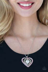 Bless Your Heart - Pink-Jewelry-Just Because Jewels, Paparazzi Accessories-Just Because Jewels