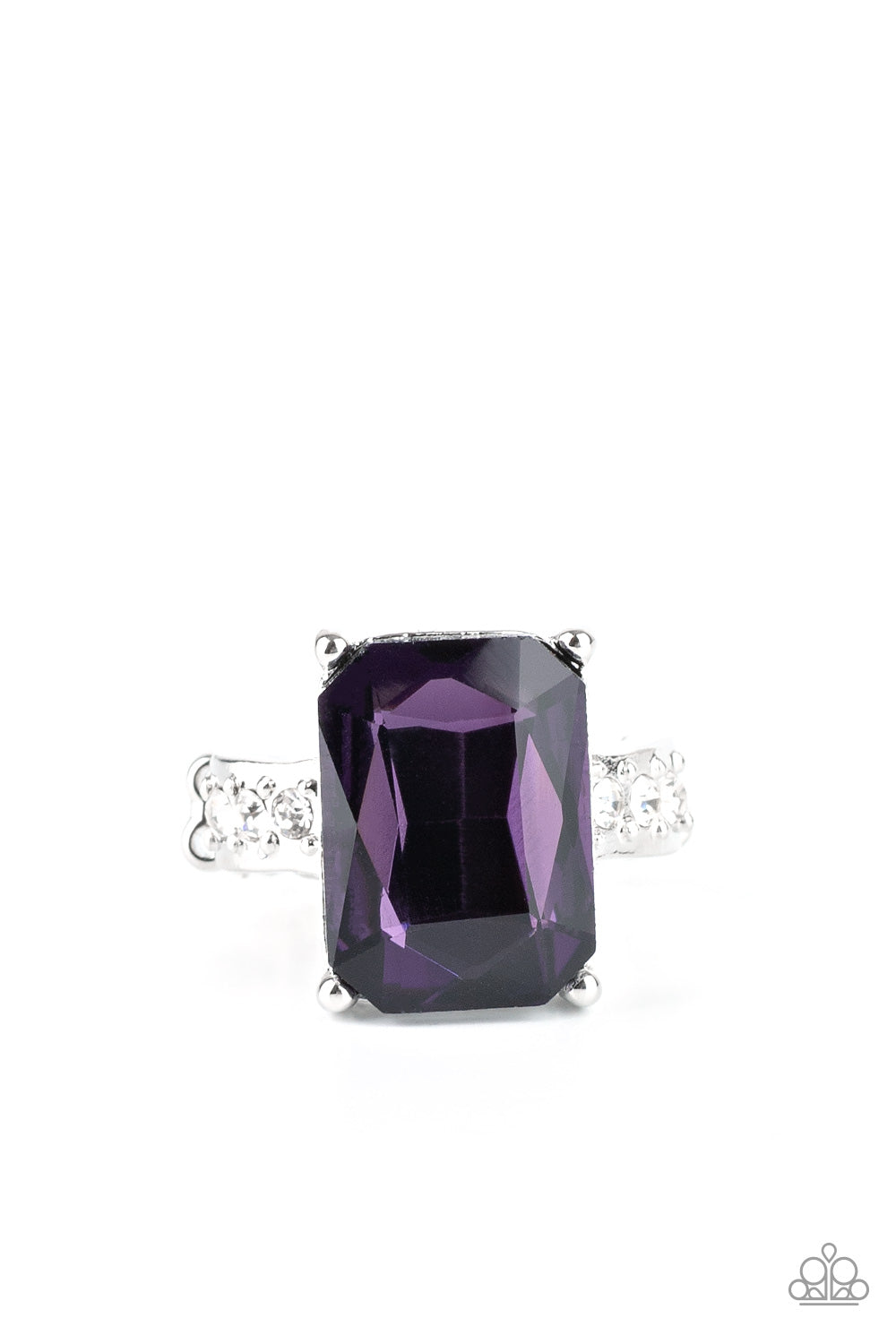 Bring Down the POWERHOUSE - Purple-Jewelry-Just Because Jewels, Paparazzi Accessories-Just Because Jewels