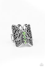 Load image into Gallery viewer, Butterfly Bling - Green-Jewelry-Just Because Jewels, Paparazzi Accessories-Just Because Jewels