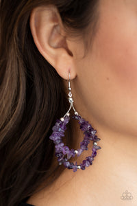 Canyon Rock Art - Purple-Jewelry-Just Because Jewels, Paparazzi Accessories-Just Because Jewels