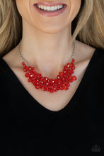 Load image into Gallery viewer, Let The Festivities Begin - Red-Jewelry-Just Because Jewels, Paparazzi Accessories-Just Because Jewels