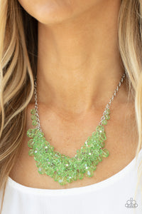 Let The Festivities Begin - Green-Jewelry-Just Because Jewels, Paparazzi Accessories-Just Because Jewels