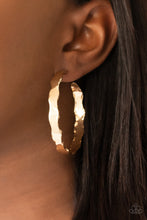 Load image into Gallery viewer, Exhilarated Edge - Gold-Jewelry-Just Because Jewels, Paparazzi Accessories-Just Because Jewels