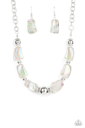 Iridescently Ice Queen - Multi-Jewelry-Just Because Jewels, Paparazzi Accessories-Just Because Jewels