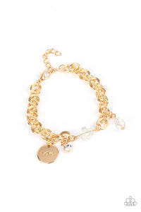 Lovable Luster - Gold-Jewelry-Just Because Jewels, Paparazzi Accessories-Just Because Jewels