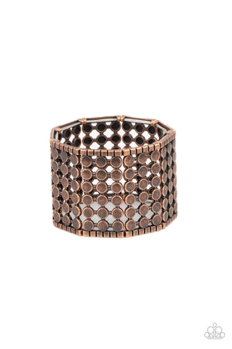 Cool and CONNECTED - Copper-Jewelry-Just Because Jewels, Paparazzi Accessories-Just Because Jewels