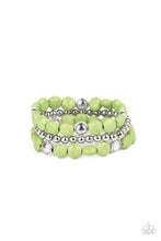 Load image into Gallery viewer, Desert Verbena - Green-Jewelry-Just Because Jewels, Paparazzi Accessories-Just Because Jewels