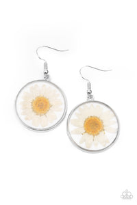 Forever Florals - White-Jewelry-Just Because Jewels, Paparazzi Accessories-Just Because Jewels