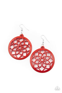 Mandala Meadow - Red-Jewelry-Just Because Jewels, Paparazzi Accessories-Just Because Jewels