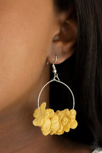 Load image into Gallery viewer, Flirty Florets - Yellow-Jewelry-Just Because Jewels, Paparazzi Accessories-Just Because Jewels