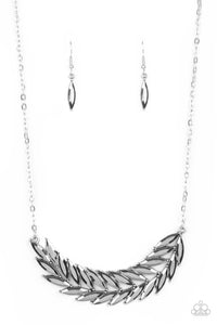 Flight of FANCINESS - Silver-Jewelry-Just Because Jewels, Paparazzi Accessories-Just Because Jewels