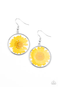 Forever Florals - Yellow-Jewelry-Just Because Jewels, Paparazzi Accessories-Just Because Jewels