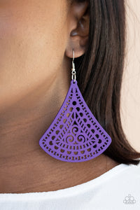 FAN to FAN - Purple-Jewelry-Just Because Jewels, Paparazzi Accessories-Just Because Jewels