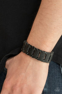 Knocked for a Loop - Black-Jewelry-Just Because Jewels, Paparazzi Accessories-Just Because Jewels