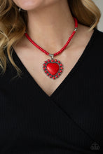 Load image into Gallery viewer, A Heart Of Stone - Red-Jewelry-Just Because Jewels, Paparazzi Accessories-Just Because Jewels