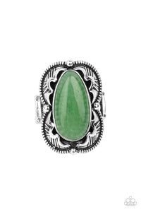 Mystical Mambo - Green-Jewelry-Just Because Jewels, Paparazzi Accessories-Just Because Jewels