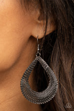 Load image into Gallery viewer, A Hot MESH - Black-Jewelry-Just Because Jewels, Paparazzi Accessories-Just Because Jewels