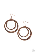 Load image into Gallery viewer, Rounded Out - Copper-Jewelry-Just Because Jewels, Paparazzi Accessories-Just Because Jewels