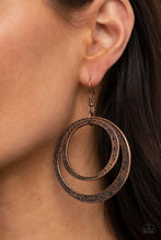 Load image into Gallery viewer, Rounded Out - Copper-Jewelry-Just Because Jewels, Paparazzi Accessories-Just Because Jewels