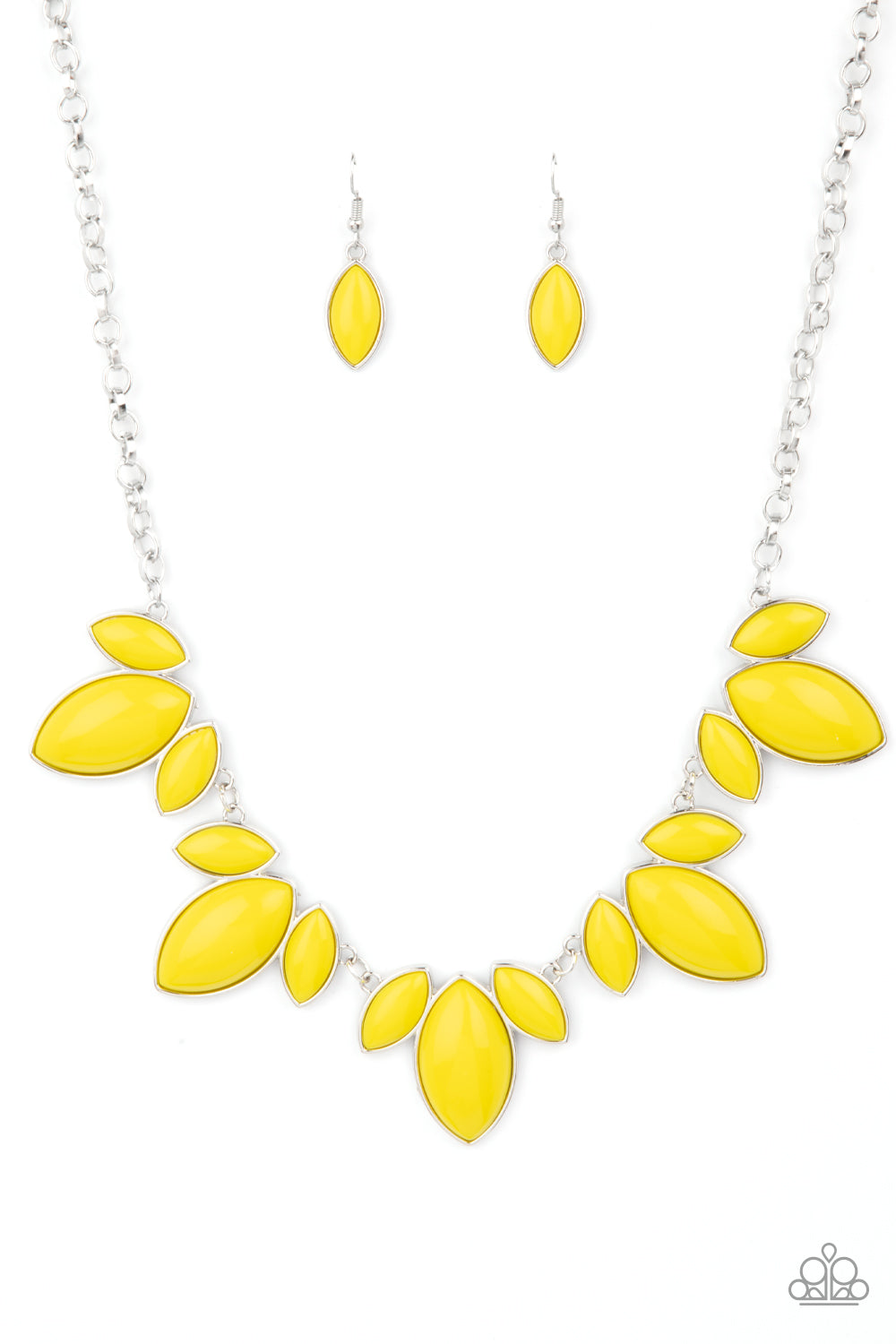 Viva La Vacation - Yellow-Jewelry-Just Because Jewels, Paparazzi Accessories-Just Because Jewels