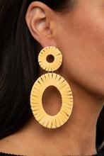 Load image into Gallery viewer, Foxy Flamenco - Yellow-Jewelry-Just Because Jewels, Paparazzi Accessories-Just Because Jewels