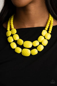 Resort Ready - Yellow-Jewelry-Just Because Jewels, Paparazzi Accessories-Just Because Jewels