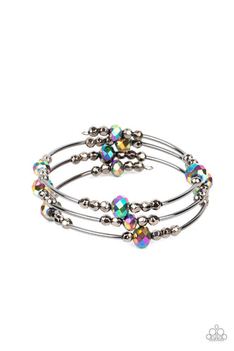 Showy Shimmer - Multi-Jewelry-Just Because Jewels, Paparazzi Accessories-Just Because Jewels