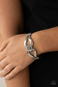 Let A Hundred SUNFLOWERS Bloom - Silver-Jewelry-Just Because Jewels, Paparazzi Accessories-Just Because Jewels