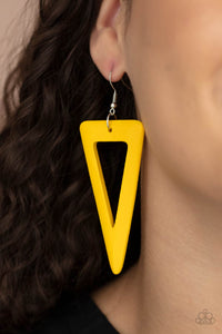 Bermuda Backpacker - Yellow-Jewelry-Just Because Jewels, Paparazzi Accessories-Just Because Jewels