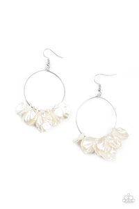 Sailboats and Seashells - White-Jewelry-Just Because Jewels, Paparazzi Accessories-Just Because Jewels