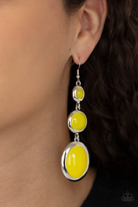 Retro Reality - Yellow-Jewelry-Just Because Jewels, Paparazzi Accessories-Just Because Jewels