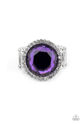 Crown Culture - Purple-Jewelry-Just Because Jewels, Paparazzi Accessories-Just Because Jewels