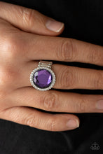 Load image into Gallery viewer, Crown Culture - Purple-Jewelry-Just Because Jewels, Paparazzi Accessories-Just Because Jewels