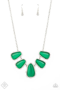 Newport Princess - Green-Jewelry-Just Because Jewels, Paparazzi Accessories-Just Because Jewels