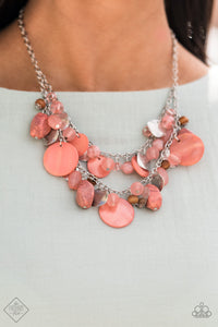 Spring Goddess - Orange-Jewelry-Just Because Jewels, Paparazzi Accessories-Just Because Jewels