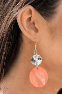 Opulently Oasis - Orange-Jewelry-Just Because Jewels, Paparazzi Accessories-Just Because Jewels