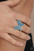 Load image into Gallery viewer, Butterfly Orchard - Blue-Jewelry-Just Because Jewels, Paparazzi Accessories-Just Because Jewels