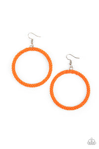 Beauty and the BEACH - Orange-Jewelry-Just Because Jewels, Paparazzi Accessories-Just Because Jewels