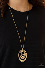 Load image into Gallery viewer, Renegade Ripples - Gold-Jewelry-Just Because Jewels, Paparazzi Accessories-Just Because Jewels