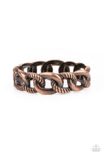 Load image into Gallery viewer, Bold Move - Copper-Jewelry-Just Because Jewels, Paparazzi Accessories-Just Because Jewels