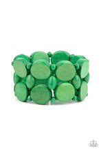 Load image into Gallery viewer, Beach Bravado - Green-Jewelry-Just Because Jewels, Paparazzi Accessories-Just Because Jewels