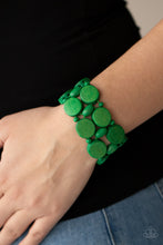 Load image into Gallery viewer, Beach Bravado - Green-Jewelry-Just Because Jewels, Paparazzi Accessories-Just Because Jewels