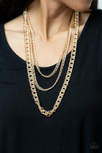 Load image into Gallery viewer, Chain of Champions - Gold-Jewelry-Just Because Jewels, Paparazzi Accessories-Just Because Jewels