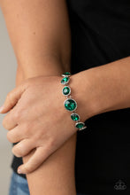 Load image into Gallery viewer, Lustrous Luminosity - Green-Jewelry-Just Because Jewels, Paparazzi Accessories-Just Because Jewels