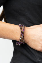 Load image into Gallery viewer, Woodsy Walkabout - Purple-Jewelry-Just Because Jewels, Paparazzi Accessories-Just Because Jewels