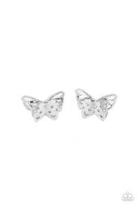 Flutter Fantasy - Silver-Jewelry-Just Because Jewels, Paparazzi Accessories-Just Because Jewels