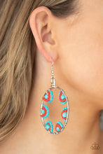 Load image into Gallery viewer, Off The Rim - Blue-Jewelry-Just Because Jewels, Paparazzi Accessories-Just Because Jewels