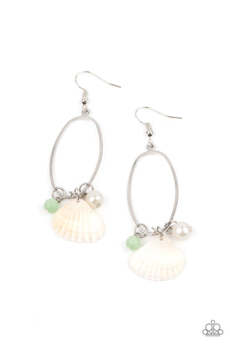 This Too SHELL Pass - Green-Jewelry-Just Because Jewels, Paparazzi Accessories-Just Because Jewels