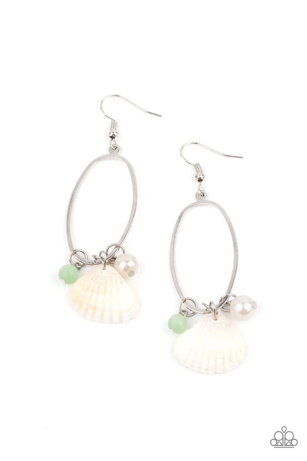 This Too SHELL Pass - Green-Jewelry-Just Because Jewels, Paparazzi Accessories-Just Because Jewels