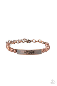 Mom Squad - Copper-Jewelry-Paparazzi Accessories, Just Because Jewels-Just Because Jewels